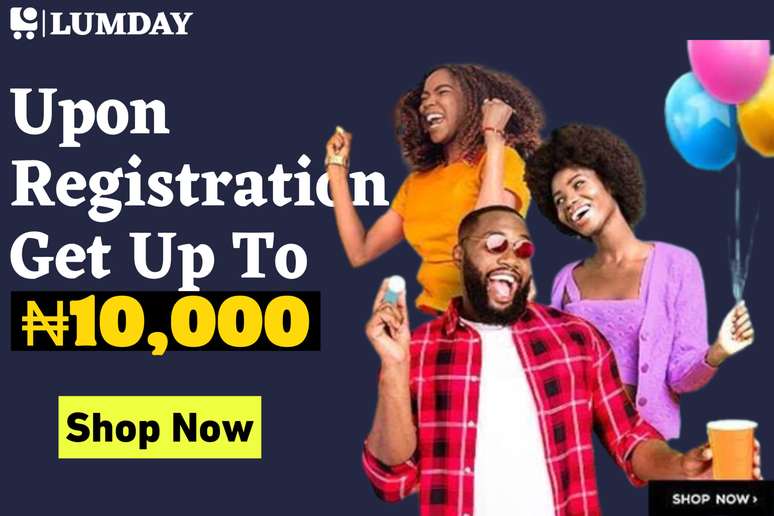 Get Free Money up to ₦10,000 When You Register on Lumday!